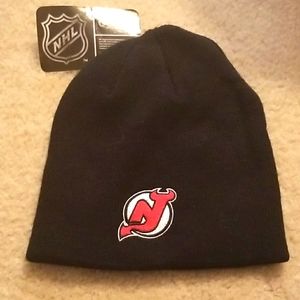 NWT NJ Devils beanie winter cap